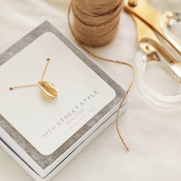 Cowrie Shell Necklace | 925 Silver - Picture 4 of 8